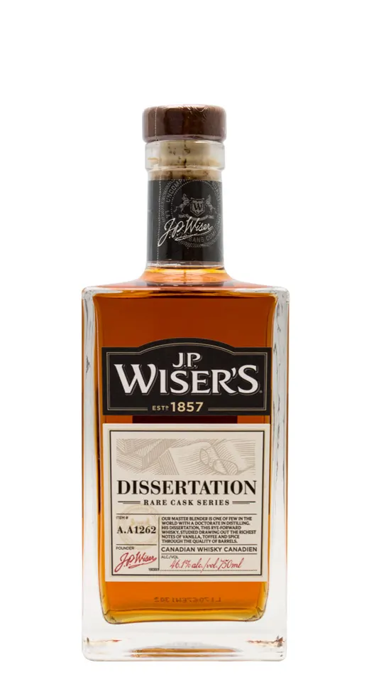 J.P. Wiser's Dissertation Canadian Whisky