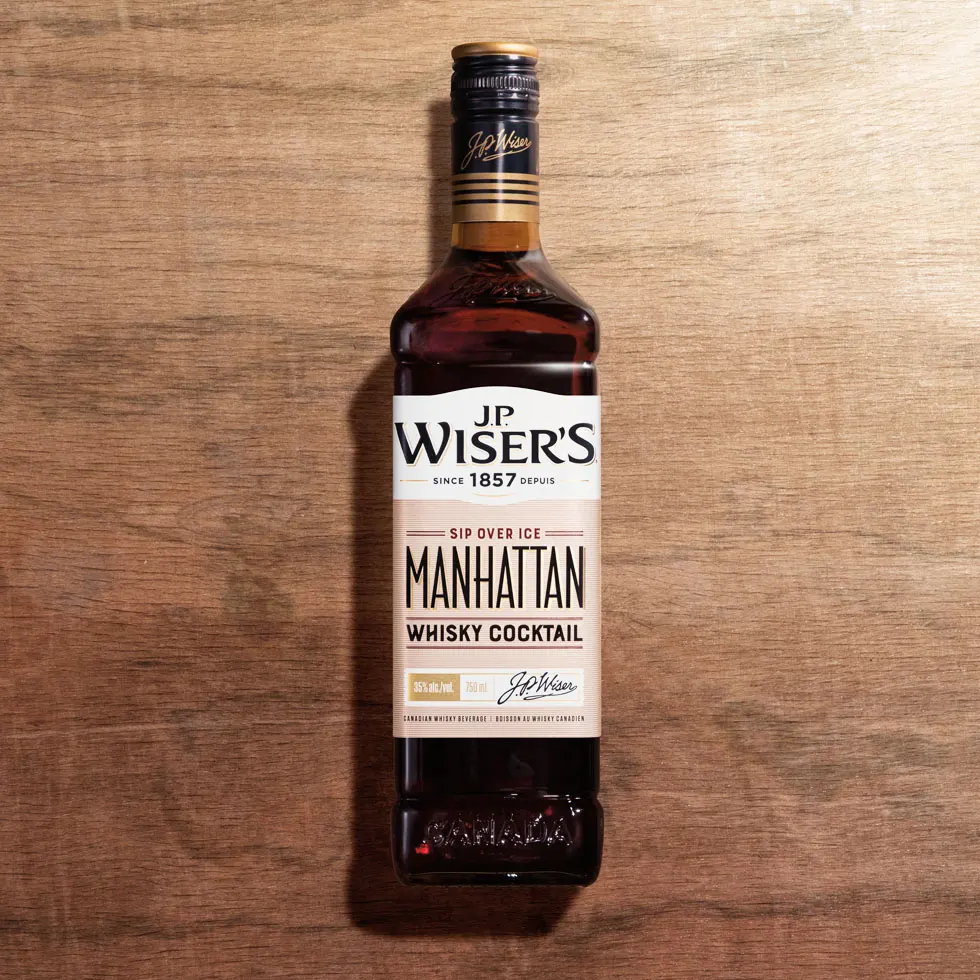 J.P. Wiser's Manhattan Whisky Cocktail Thumbnail