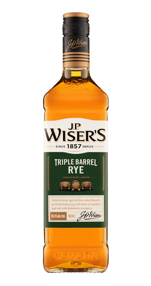 J.P. Wiser's Triple Barrel Rye Whisky