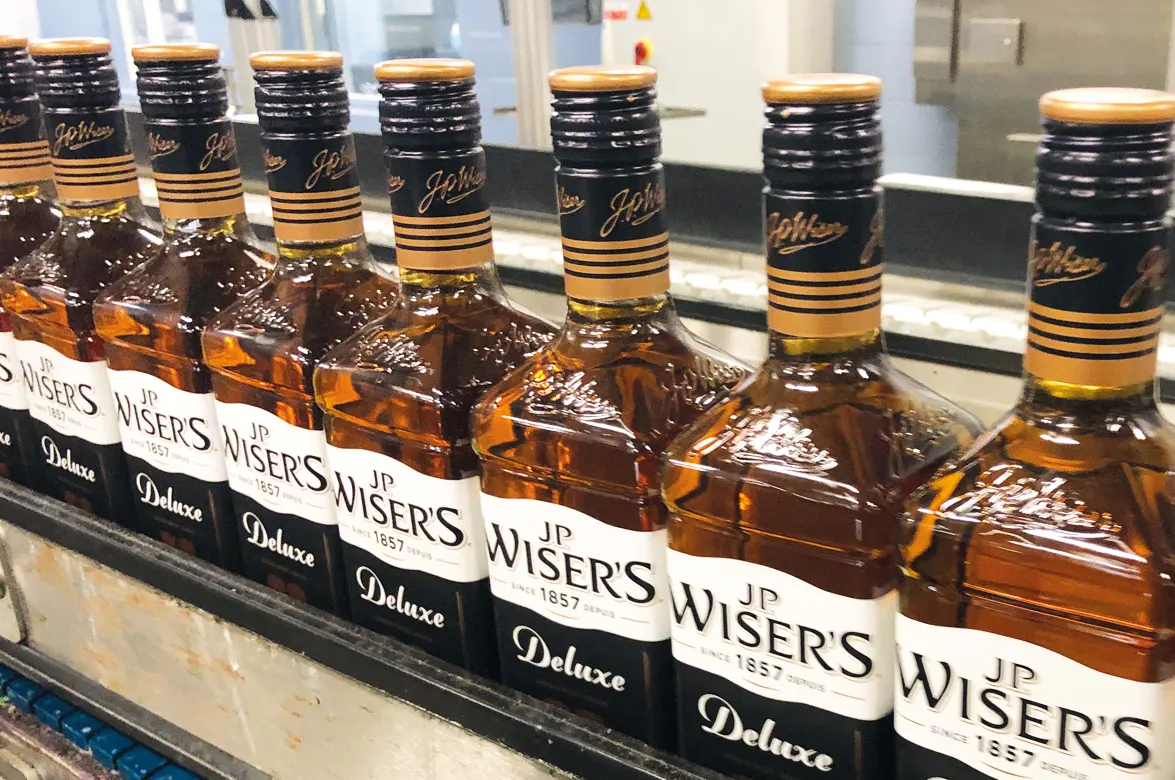 J.P. Wiser's Whisky - How It's Made - Bottling