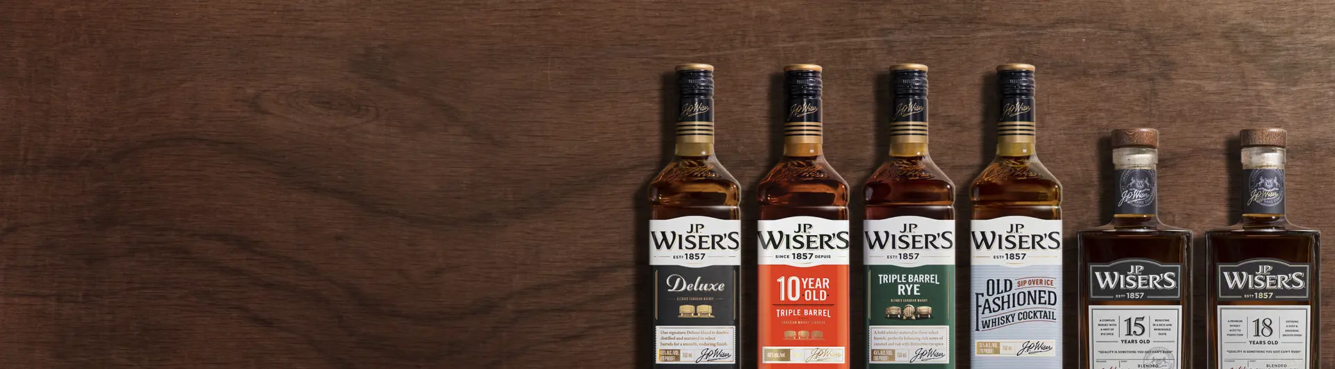 J.P. Wiser's American Whisky Family Portfolio