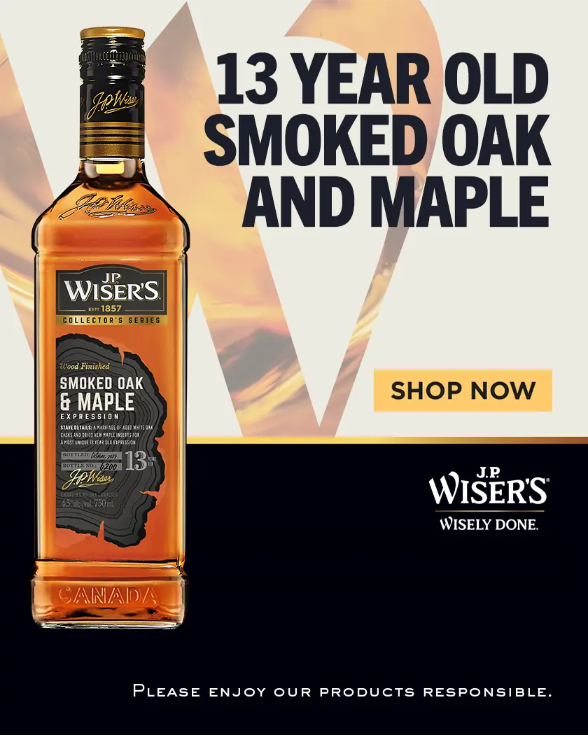 J.P. Wiser's 13 YO Smoked Oak and Maple