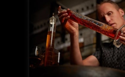 Dr. Don blending J.P. Wisers's Canadian Whisky